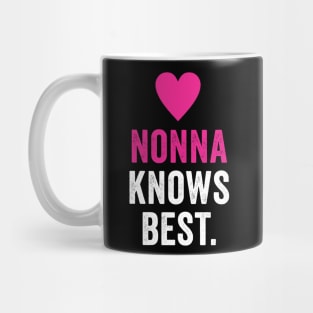 Nonna Knows Best Mug